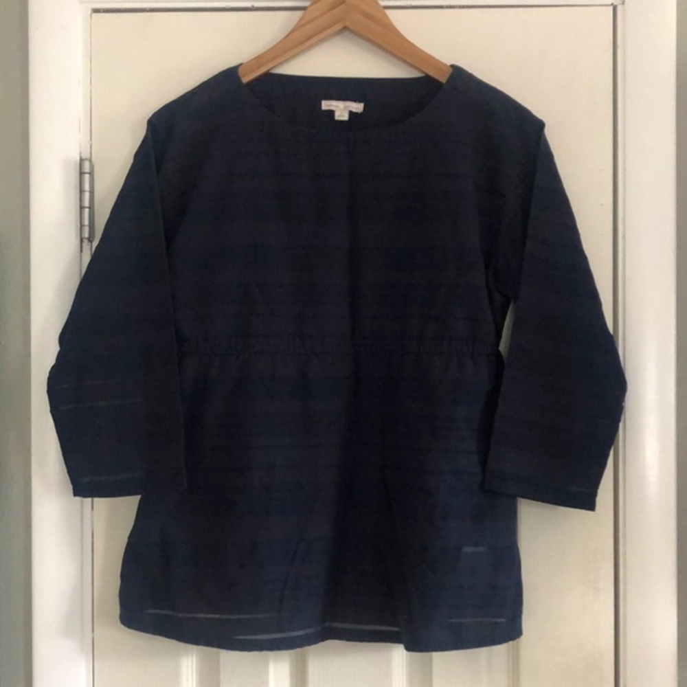 Gap Maternity sheer stripe top